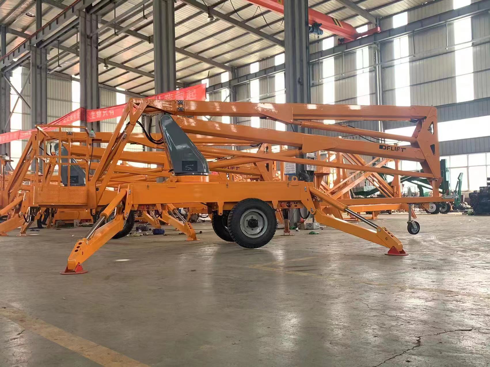 折臂式兩輪拖車升降機